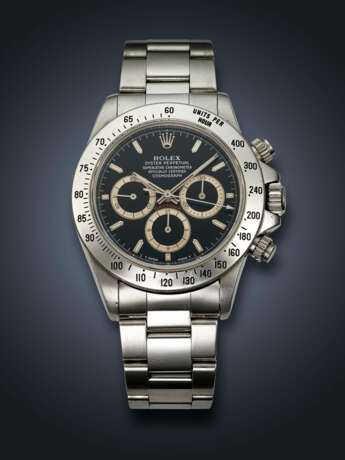 ROLEX, STAINLESS STEEL CHRONOGRAPH 'DAYTONA', SO-CALLED 'INVERTED 6', REF. 16520 - Foto 1