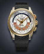 Vulcain. VULCAIN, TITANIUM AND PINK GOLD WORLD TIME 'CRICKET GMT X-TREME' WITH ALARM FUNCTION, REF. 165925.166