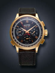 EBERHARD& CO, LIMITED EDITION PINK GOLD SPLIT-SECONDS CHRONOGRAPH 'EXTRA-FORT CHRONO RATTRAPANTE', NO. 20/121, REF. 30063