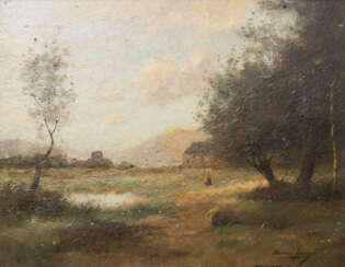 LEVIS, MAURICE (1860-1940, Maler in Paris), "Landschaft",