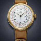 OMEGA, RARE YELLOW GOLD MONO-PUSHER CHRONOGRAPH WRISTWATCH, REF. KOT 741 AL - photo 1