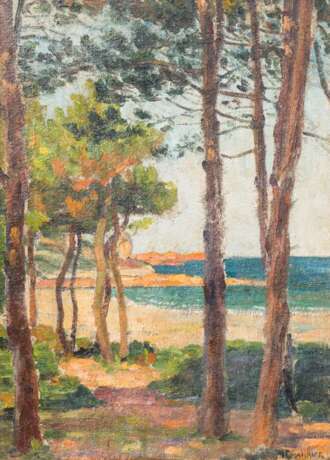CHARRIER, M. (Maler 1. Hälfte 20. Jahrhundert, wohl Frankreich), "Küste", - Foto 1