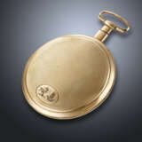 MEURON & CO, YELLOW GOLD QUARTER REPEATER OPENFACE POCKET WATCH WITH CILINDER ESCAPEMENT - Foto 2