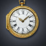 MARTINEAU, YELLOW GOLD DOUBLE CASED VERGE OPENFACE POCKET WATCH - photo 1