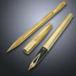 SHEAFFER, SET OF 2 18K YELLOW GOLD PEN - Auction archive