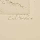 FOERSTER, HEIDI (geb. 1932), 4 Radierungen, diverse Motive, - фото 2