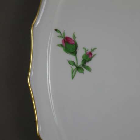 Große Tortenplatte "Rote Rose" - Meissen, 1924-34,… - фото 4