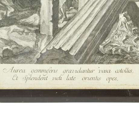 POLANZANI, FELIX (Graphiker 18. Jahrhundert), "Aurea gemmifers gravidantur vasa cotollis...", - photo 3