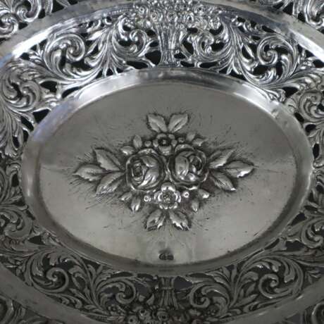 Korbschale im Barockstil - 800er Silber, ovale For… - фото 3