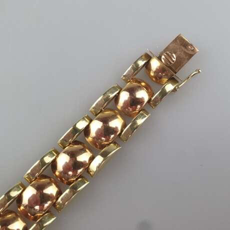 Gliederarmband - Gelb-/Rotgold 585/000 (14K), gest… - Foto 3