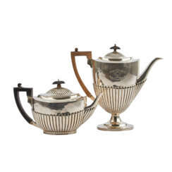ENGLAND Kaffee- und Teekanne, um 1900
