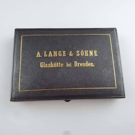 Uhrenkasten für Taschenuhr- A. Lange & Söhne, Glas… - Foto 1