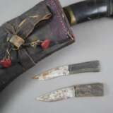 Khukuri / Kukri-Messer mit verzierter Scheide - Me… - Foto 8