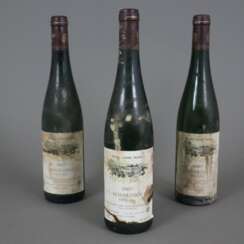 Wein - 3 Flaschen 1987 Egon Müller 'Scharzhof' Rie…