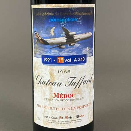 Weinkonvolut - 5 Flaschen 1986 1988 Château Taffar… - Foto 5