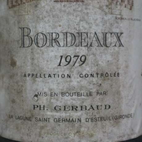 Wein - 1979 Ph. Gerbaud, Bordeaux , France, Füllst… - фото 5