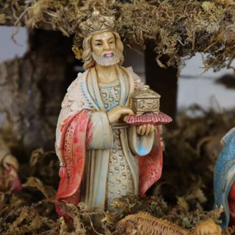 Weihnachtskrippe - Christi Geburt mit Maria und J… - Foto 11