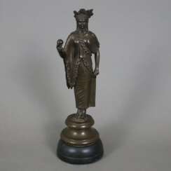 Figurine einer antiken Priesterin - Bronze, braun…