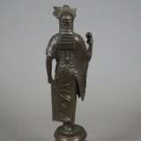Figurine einer antiken Priesterin - Bronze, braun… - photo 8