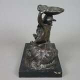 Bronzefigur - vollrunde Darstellung eines Puttos m… - Foto 9