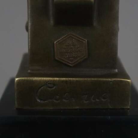 Coenrad, J. B. (20. Jh.) - Eule", Bronze, braun pa… - Foto 8