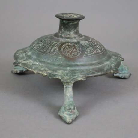 Öllampensockel - Persien, wohl Khorasan, Bronze, D… - Foto 3
