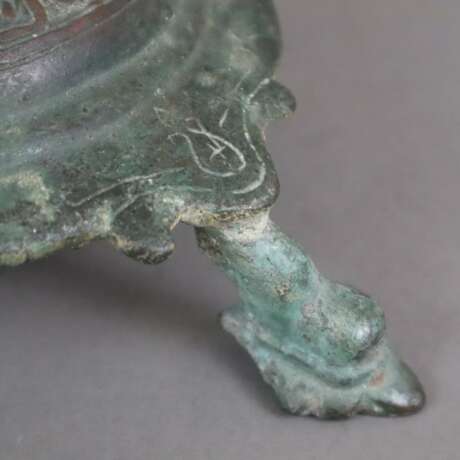 Öllampensockel - Persien, wohl Khorasan, Bronze, D… - photo 1