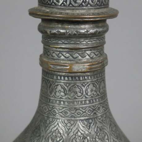 Vase - indopersisch, Kupfer versilbert / verzinnt?… - Foto 4