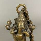 Tempelglocke mit vollrunder Ganesha-Figur als Bekr… - Foto 4