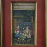Konvolut indische (Miniatur-)Malereien - fünf unte… - фото 4