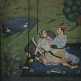 Konvolut indische (Miniatur-)Malereien - fünf unte… - фото 11