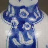 Blau-weiße Balustervase - China 20.Jh., dekoriert… - photo 7
