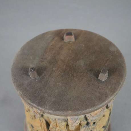 Bambus-/Pinselbecher - geschnitzt, China, zylindri… - Foto 8