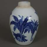 Blau-weiße Vase - China, Qing-Dynastie, Porzellan,… - photo 2