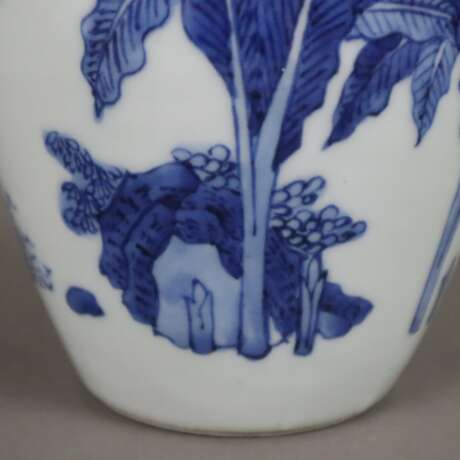 Blau-weiße Vase - China, Qing-Dynastie, Porzellan,… - photo 6