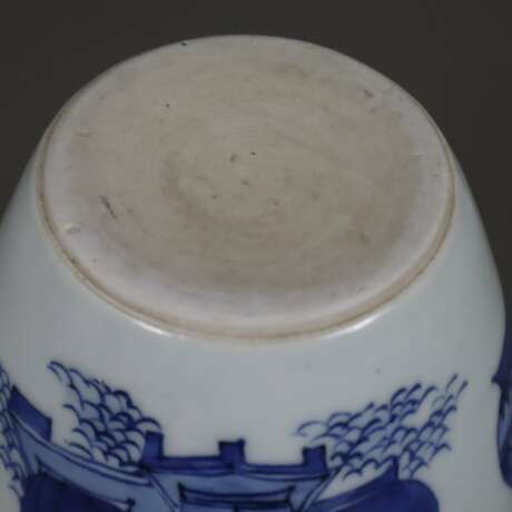 Blau-weiße Vase - China, Qing-Dynastie, Porzellan,… - photo 8