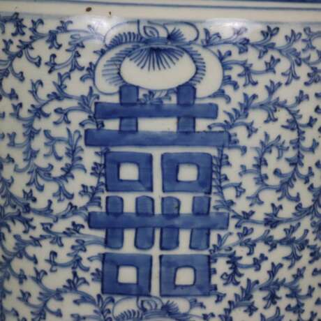 Blau-weiße Bodenvase - China, späte Qing-Dynastie,… - фото 10
