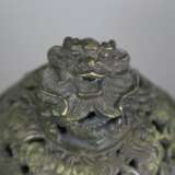 Räuchergefäß - China, Bronze, halbkugeliger Räuche… - Foto 5