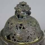 Räuchergefäß - China, Bronze, halbkugeliger Räuche… - Foto 6