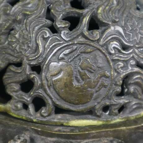 Räuchergefäß - China, Bronze, halbkugeliger Räuche… - Foto 7
