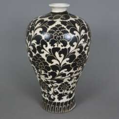 Vase „Meiping“- China, Cizhou-Typus, Steinzeug, Wa…