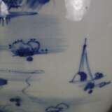 Kleiner Blau-Weiß-Deckeltopf - China, späte Qing-D… - Foto 7