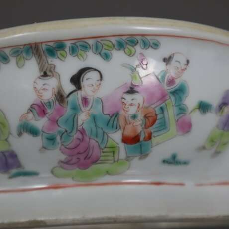 Fußschale - China, Porzellan, vierpassige Ovalform… - фото 2