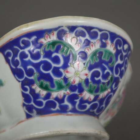 Fußschale - China, Porzellan, vierpassige Ovalform… - Foto 4