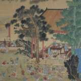"Hundert Knaben" - Seidenmalerei, China, ausgehend… - Foto 2