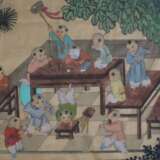 "Hundert Knaben" - Seidenmalerei, China, ausgehend… - Foto 8