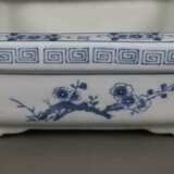 Blau-weiße Jardinière - Porzellan, China 20.Jh., o… - Foto 6