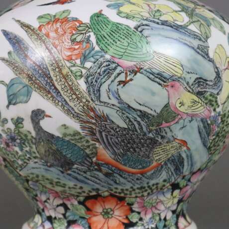 Deckelvase - Porzellan, China, konvex gewölbter Ko… - Foto 12