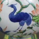 Vase - China 20.Jh., Porzellan bemalt in Unterglas… - photo 11