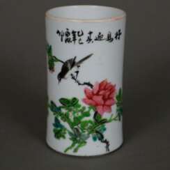 Pinselhalter - China, nach 1900, Porzellan, handge…